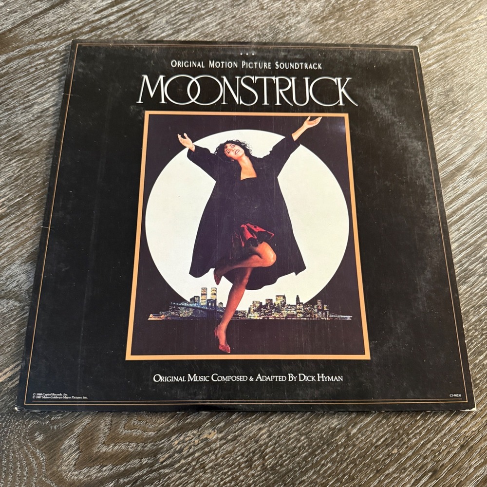 Moonstruck Soundtrack LP 1988 Capitol C1-90231 Dick Hyman OST Vinyl Movie Album